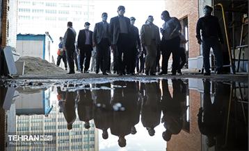 بازدید پیروز حناچی و مهدی چمران از پروژه خانه شهر(بلدیه قدیم) 27