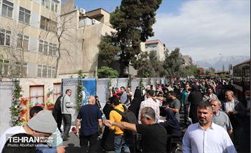 خدمت‌رسانی موکب زینبیه(س) منطقه ۸ در مصلای تهران 3