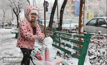 روز برفی در منطقه 8