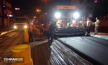 عملیات آسفالت ریزی در منطقه 5 27