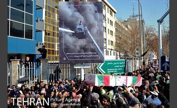 تشییع شهدای آتش نشان با حضور مردم  20