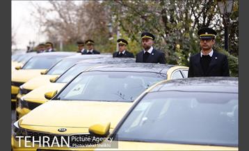 مراسم رونمایی از ناوگان نوسازی شده تاکسیرانی  2