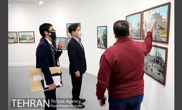 بازدید سفیر ژاپن از نمایشگاه تهران از منظر هنرمندان 3