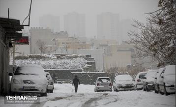 بارش برف زمستانی در تهران 3