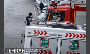 مانور خودرویی عملیات برف روبی شهرداری تهران 11