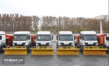 مانور برف روبی شهرداری منطقه 5