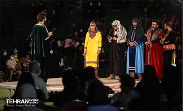 تعزیه خوانی در باغ راه حضرت زهرا(س) 2