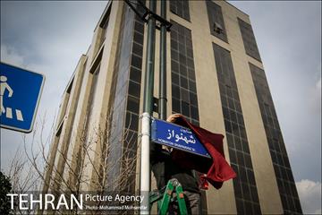 نصب سردیس و نامگذاری خیابان همایون شهنواز 13