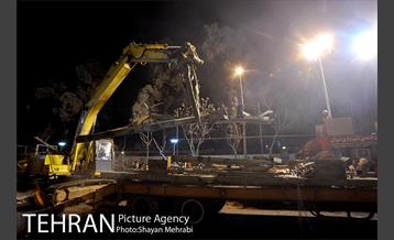 امداد رسانی شبانه در حادثه پلاسکو 29