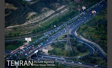 ترافیک شامگاهی خیابان های تهران 20