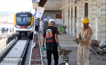 فرآیند تست سرد متروی تهران پرند 44