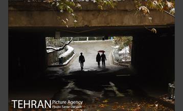 بارش برف پاییزی در تهران 17