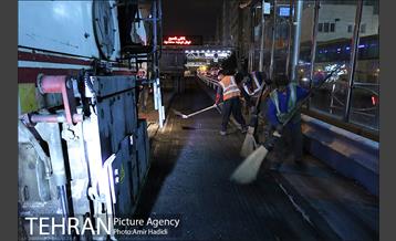 شب گردی اصحاب رسانه با معاون فنی و عمرانی شهرداری تهران 13