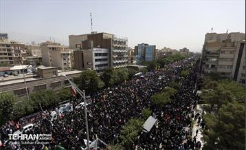 تشییع شهدای اقتدار ملی در تهران 1