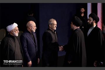 مراسم ادای احترام به پیکر رهبر شهید انقلاب با حضور سران قوا 5