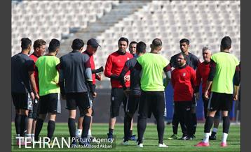 تمرین تیم ملی فوتبال 1