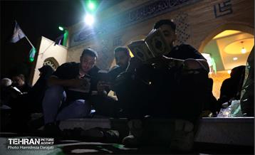 احیای شب‌ بیست‌ویکم ماه رمضان در مقبره الشهدای گمنام ندسا 51