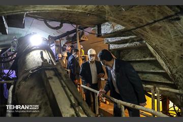 بازدید شهردار تهران از کارگاه ساخت ایستگاه متروی حرم عبدالعظیم 17