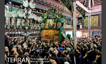 آیین نخل گردانی در تکیه های شمیران 21