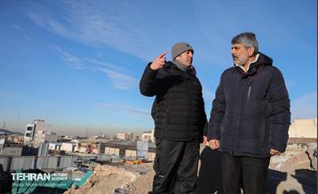 مانور برف‌‍‌روبی منطقه 4 شهرداری تهران 13