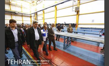 بازدید شهردار تهران از کارخانه واگن سازی تهران 19