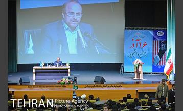 حضور شهردار تهران در دانشگاه شهید بهشتی در روز دانشجو 12