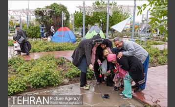 روز طبیعت بارانی در بوستان رازی 30