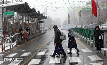 بارش برف در تهران 19