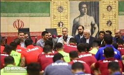 بازدید شهردار تهران از اردوی تیم ملی کشتی