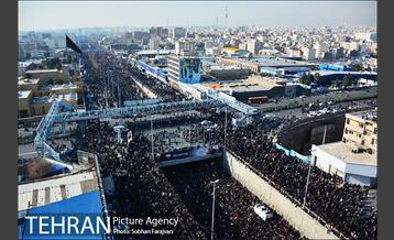 آیین تشییع «سردار قاسم سلیمانی» -3 55