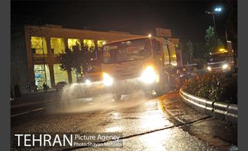 شروع بکار نیروهای خدمات شهری بعد از پایان مراسم ارتحال امام خمینی (ره) 21