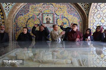 نمایشگاه «رخ دوست»تور تهرانگردی وابستگان نظامی سفارتخانه‌های خارجی مقیم تهران 34
