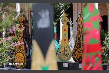 آماده سازی ۴۰۰ تیغه علامت منقش به القاب اباعبدالله الحسین(ع) 48