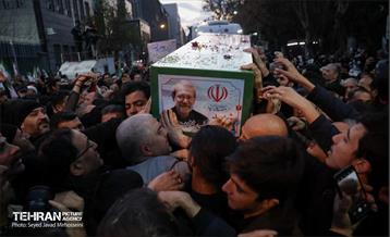 مراسم تشییع «علی لاریجانی»، «غلامرضا سلیمانی» و قهرمانان «ناو دنا» 2