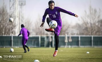 تمرین تیم ملی فوتبال زنان 21