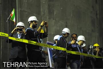 مراسم ورود ماشین حفاری(TBM) به ایستگاه مترو امیرکبیر در خط 6 متروی تهران 9