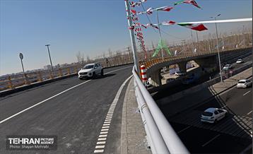 تقاطع سه سطحی بزرگراه‌های شهید نواب صفوی(شهید یارجانی) و شهید تندگویان 4