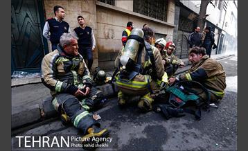 آتش سوزی در ساختمان برق حرارتی 2 4