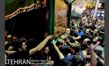 آیین نخل گردانی در تکیه های شمیران 29