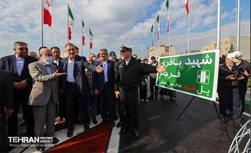 آیین افتتاح تقاطع غیرهمسطح پل شهید محسن سیفی 10