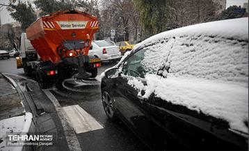 برف چهره تهران را سپیدپوش کرد 9