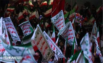 اجتماع مردم غیور تهران در قدردانی از همراهی جبهه مقاومت یمن 38
