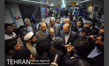 تست گرم خط هفت مترو با حضور شهردار تهران 27