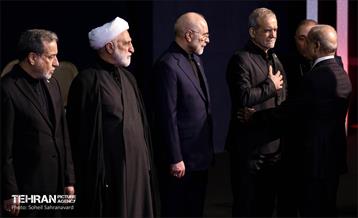 مراسم ادای احترام مقامات و هیئت‌های رسمی کشورهای مختلف به پیکر آقای شهید ایران 27