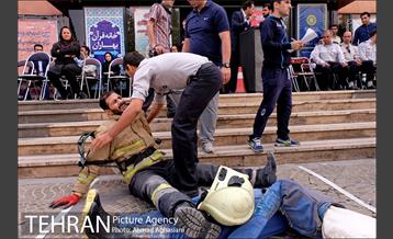 مسابقات عملیاتی ورزشی آتش نشانان تهران 18