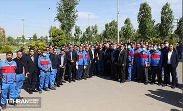 بازدید شهردار تهران از کارخانه واگن سازی 2