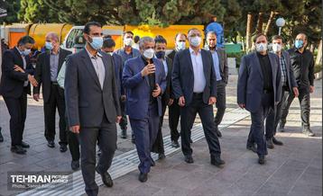 بازدید شهردار  تهران از تجهیزات جدید سازمان مدیریت پسماند 5