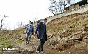 بازدید شهرداران منطقه 2 و 5 از دره فرحزاد