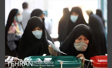 حضور شهردار تهران در انتخابات 1400