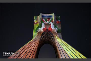اجرای ویدئو مپینگ روز دختر در میدان آزادی